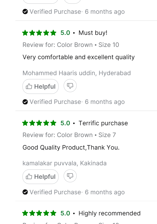Customer review 1