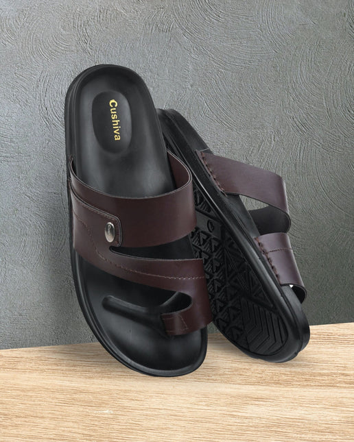 Cushvia Doctor Sole Super Soft Slippers For Men (World Softest) (504brn)